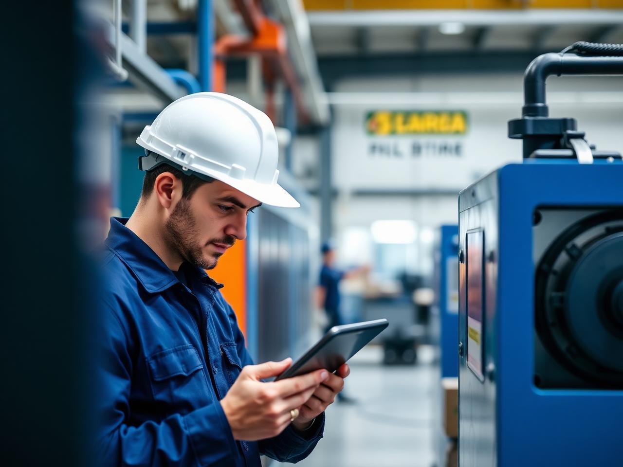 Service engineer at pulp molding plant